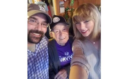 Taylor Swift sorprende a fan de 96 años
