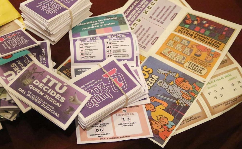 En los apartados del acordeón se incluyen los nombres de Lenia Batres, Yasmín Esquivel y Loretta Ortiz, entre otros candidatos. Foto: Cuartoscuro