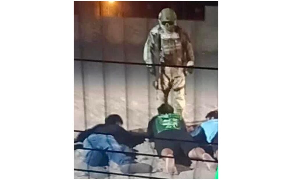 Militares agreden a tres hijos del periodista Jesús Gutiérrez, asesinado el 24 de septiembre del 2023 en Sonora. Foto: Especial