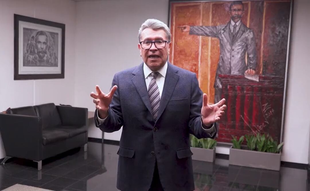 Foto: tomada de video @RicardoMonrealA