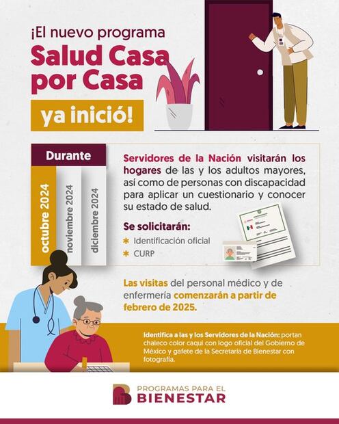 Salud Casa por Casa. Foto: Especial
