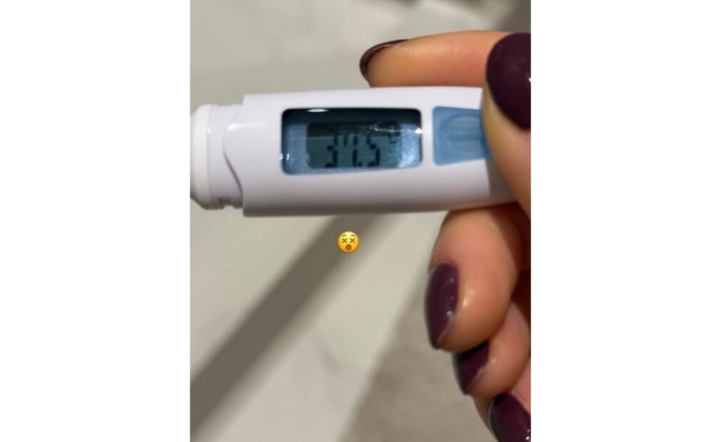 Días antes se reportó con fiebre (22/12/2024). Foto: Captura de pantalla