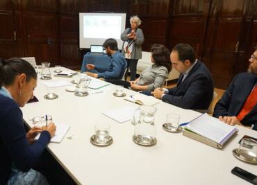 Sheinbaum analiza el rescate de espacios públicos en Madrid