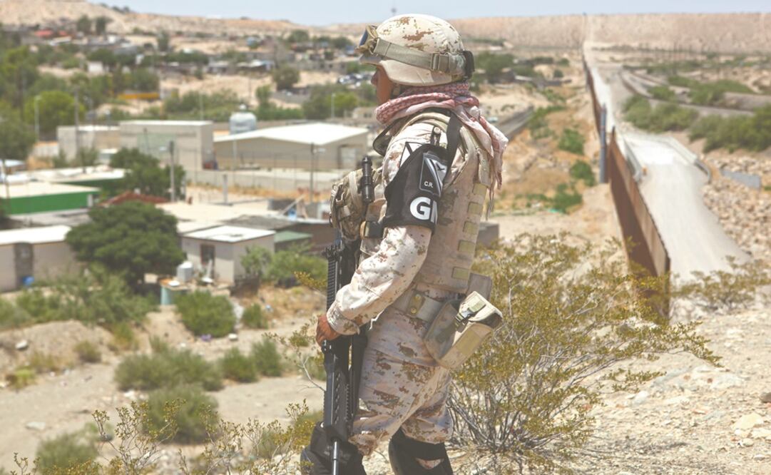 Despliegue de la Guardia Nacional en la frontera. Foto: Christian Torres / EL UNIVERSAL 