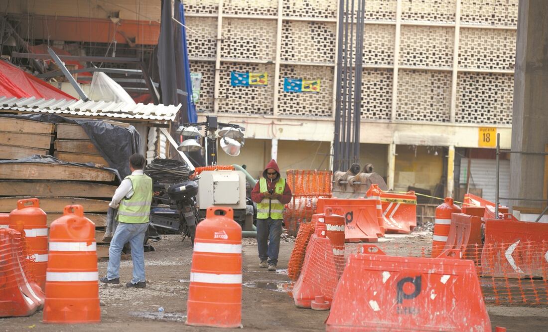 La tercera etapa de reconstrucción lleva 40% de avance. Foto: Germán Espinosa. EL UNIVERSAL