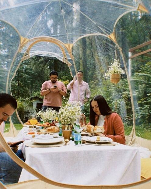 Qué es y cuánto cuesta el bubble glamping en un bosque de CDMX