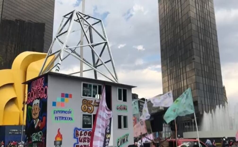 Mitin por aniversario de la Expropiación Petrolera en el Zócalo de la CDMX, minuto a minuto