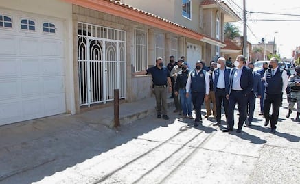 Autoridades federales visitan San José de Gracia; supervisan investigación de supuesto fusilamiento