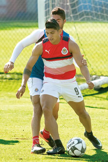 Alan pulido trae la mecha prendida y quiere hacer más goles (SANDRA BAUTISTA)
