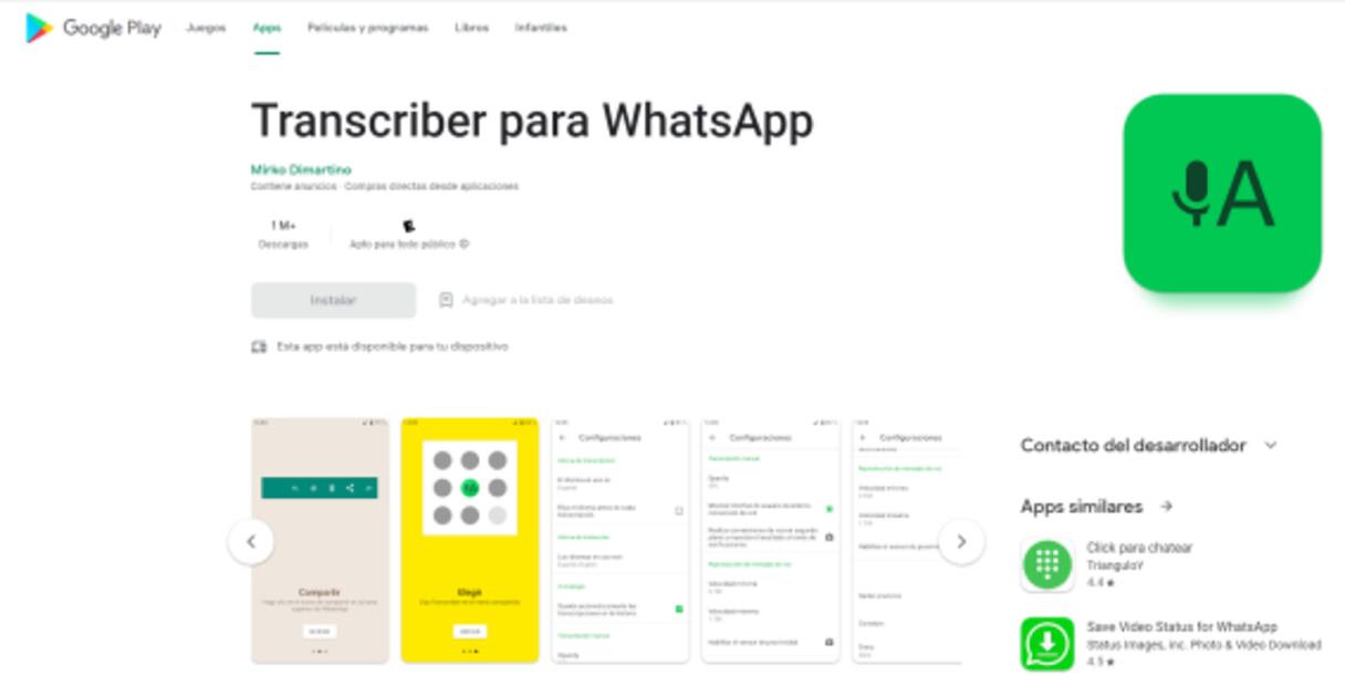 Cómo convertir los audios en textos en WhatsApp