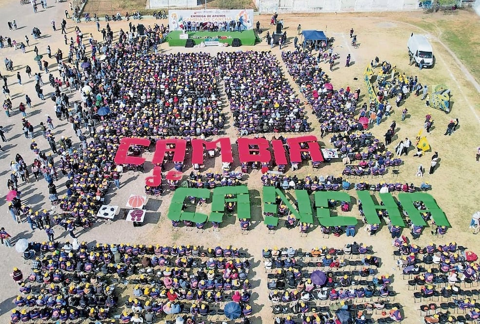 La edil de Ecatepec presentó oficialmente Cambia de Cancha. Foto: Especial