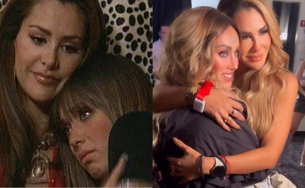 Ninel Conde con Anahí durante la telenovela "Rebelde" y en 2024. Foto: Captura vía Instagram oficial de Ninel Conde. 