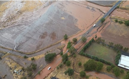 Lluvias afectan a zona de campos menonitas en Chihuahua; provocan inundaciones en restaurantes, locales comerciales y viviendas