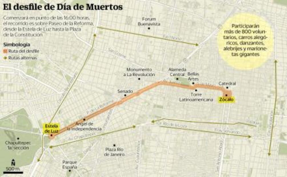 Regresa el desfile que celebra a la muerte en la CDMX