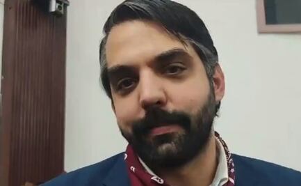 VIDEO Christian Martinoli “narra” la toma de protesta de Antonio Attolini como diputado de Morena en Coahuila