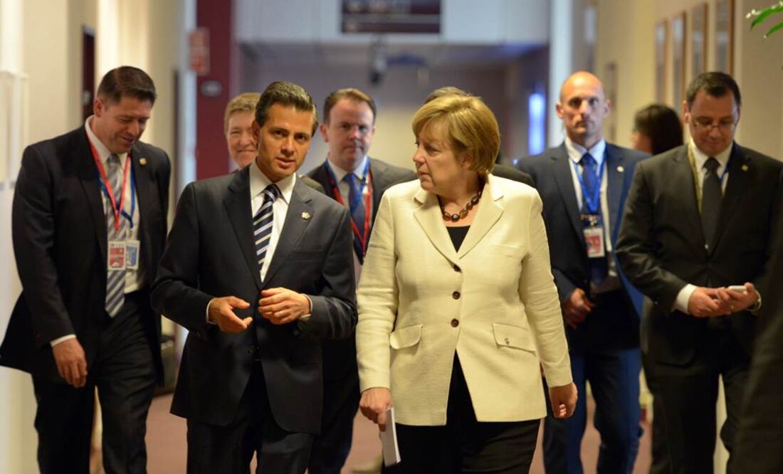 La canciller alemana felicitó a EPN por el desarrollo y organización de la jornada electoral, así como por la alta participación de la ciudadanía. (Foto: Especial)