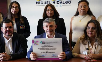 Alcaldía Miguel Hidalgo recibe reconocimiento por innovación en protección de datos; primer lugar en verificaciones de Info CDMX