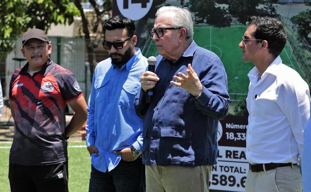 Rocha Moya, negó que el servicio eléctrico a las sindicaturas de Tepuche y Jesús María se prolongo 21 días (22/07/2025). Foto: Especial