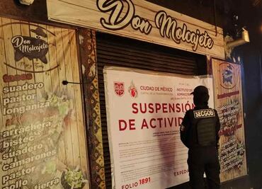 Operativos de fin de semana en CDMX; suspenden 28 chelerías y clausuran cinco por violar sellos
