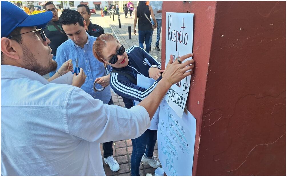 Piden al alcalde de Uruapan, Michoacán frenar discursos de odio. Foto: Lucero Díaz Estrada / EL UNVIERSAL