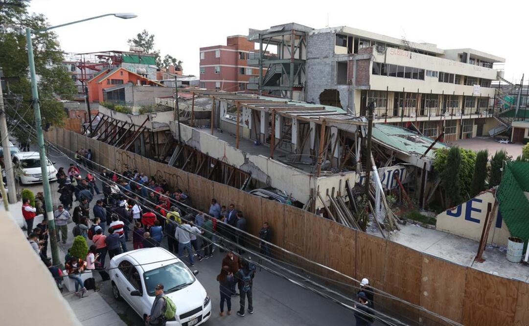 Colegio Rébsamen, en donde murieron niños durante el sismo del 19-S