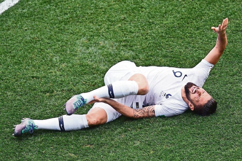 El atacante galo no tiene un solo disparo a la portería en la actual justa. Foto: JOHANNES EISELE. AFP