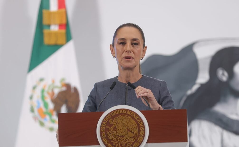 Al asegurar que rechazan la entrada de tropas de Estados Unidos al país, Sheinbaum Pardo aseguró que, a la fecha, han disminuido 40% el paso de fentanilo de México a Estados Unidos, pero aclaró que ello lo hacen no para satisfacer al presidente Donald Trump sino para que no llegue esta droga a los jóvenes. Fotos: Gabriel Pano / EL UNIVERSAL