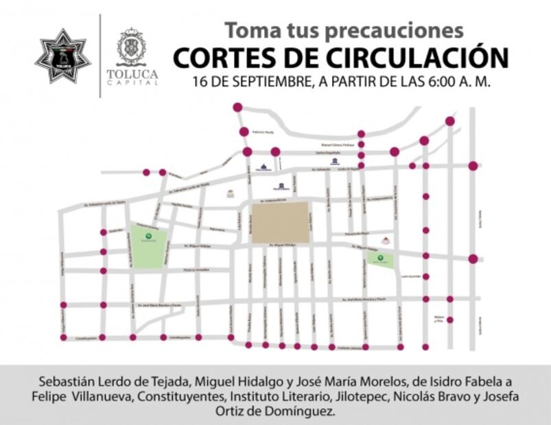 Desplegarán a casi 4 mil 200 policías por fiestas patrias en Toluca