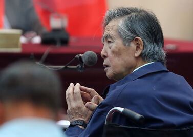 Alberto Fujimori, expresidente de Perú, "está luchando" por su vida, según su médico