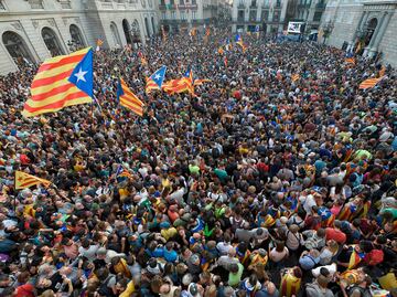El mundo reacciona a la declaración de independencia de Cataluña