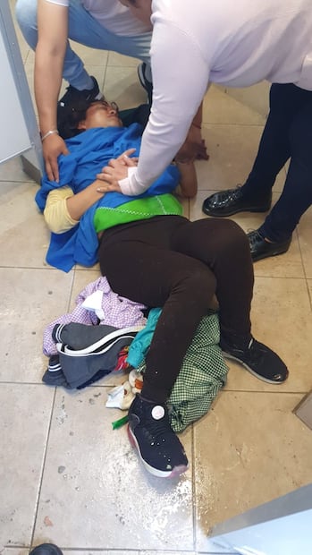 Se rompe techo de un prescolar de Ecatepec y le cae en la cabeza a la conserje