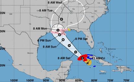 Prevén llegada de Ida a costas de EU como un huracán "extremadamente peligroso"