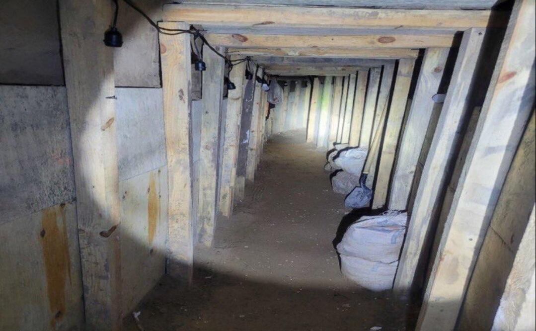 Túnel hallado en frontera de Ciudad Juárez y El Paso. Foto: Especial