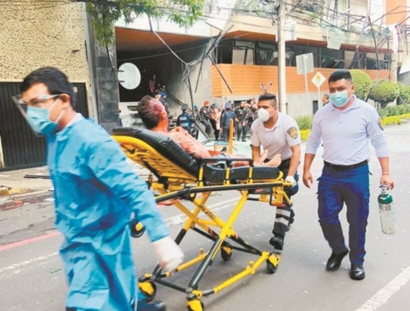 Terror y caos en Benito Juárez por explosión en edificio