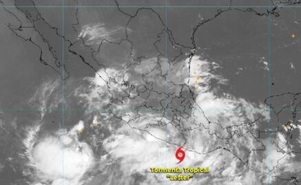 Depresión Tropical "Lester" toca tierra en Guerrero