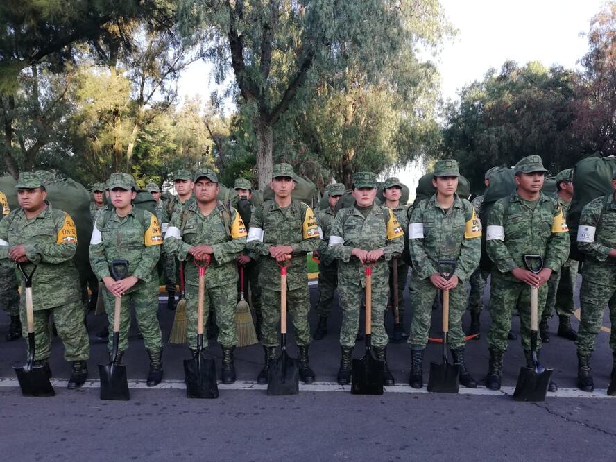 Soldados viajarán a Sinaloa para labores del plan DN-III. Foto: Teresa Moreno / EL UNIVERSAL 