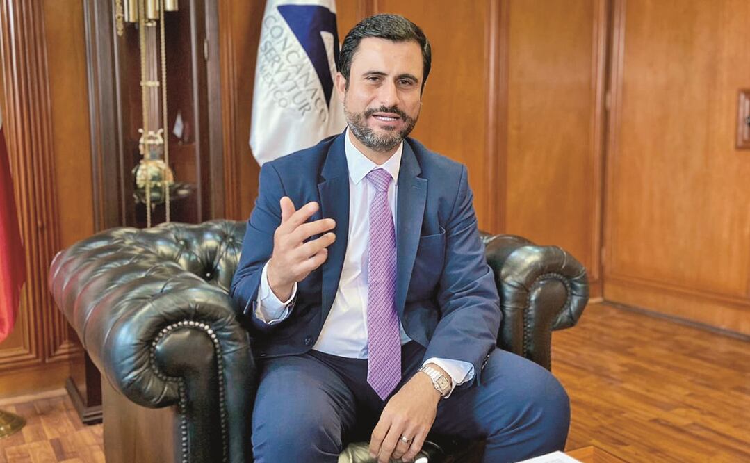 Héctor Tejada Shaar, presidente de la Concanaco. Foto: IVETTE SALDAÑA. EL UNIVERSAL