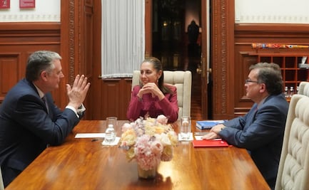 Sheinbaum se reúne con Michael Roberts y Jorge Arce, directores de HSBC; dialogan sobre “grandes oportunidades” para México