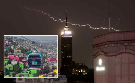 Por tormenta eléctrica, desalojan Cablebús de Línea 1 y hay avance lento en 8 Líneas del Metro