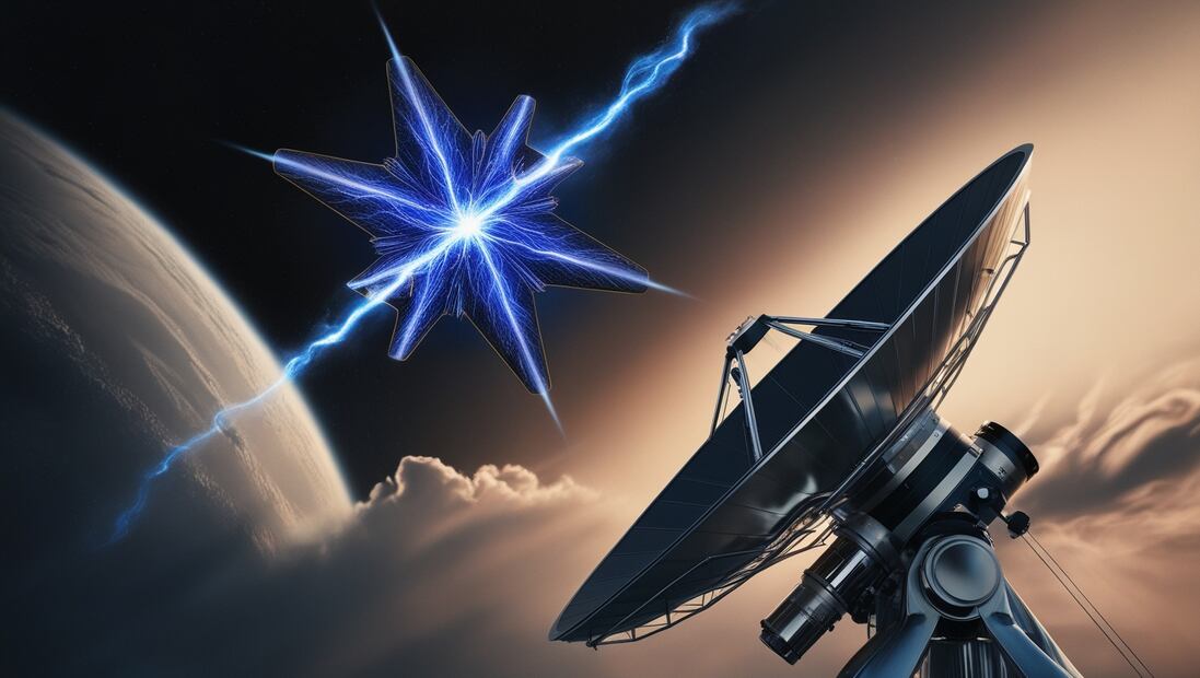 La NASA, en colaboración con la Universidad George Mason y el NIST, lanzará en 2029 un satélite que imitará una estrella, ayudando a los astrónomos a calibrar telescopios y mejorar la comprensión del universo. Foto: Inteligencia artificial (Leonardo.ia)