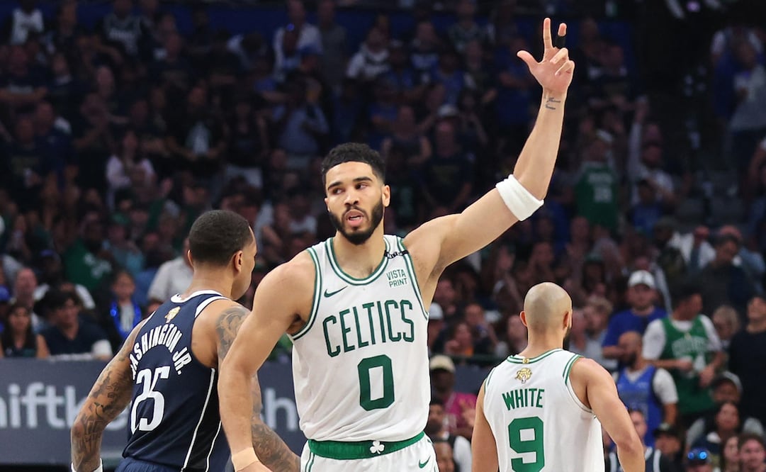 Los Celtics vuelven a vencer a los Mavericks y se ponen a un juego de ser campeones de la NBA FOTO: AFP
