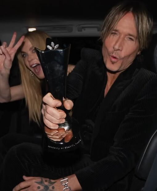 Keith Urban compartió en mayo de 2025 esta foto con su esposa Nicole Kidman. 
Foto: Instagram keithurban