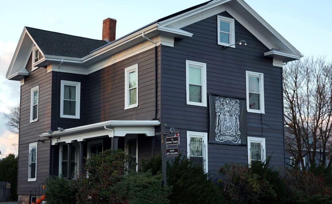 Un templo de “Satanic Temple” basada en Massachusetts (Foto: AFP)