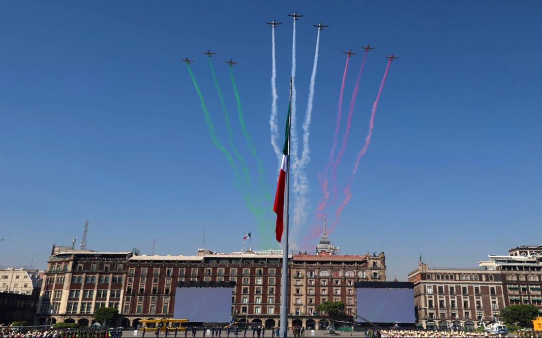 Desfile cívico -militar en conmemoración por el 115 aniversario de inicio de la Revolución Mexicana. Foto: Berenice Fregoso/EL UNIVERSAL