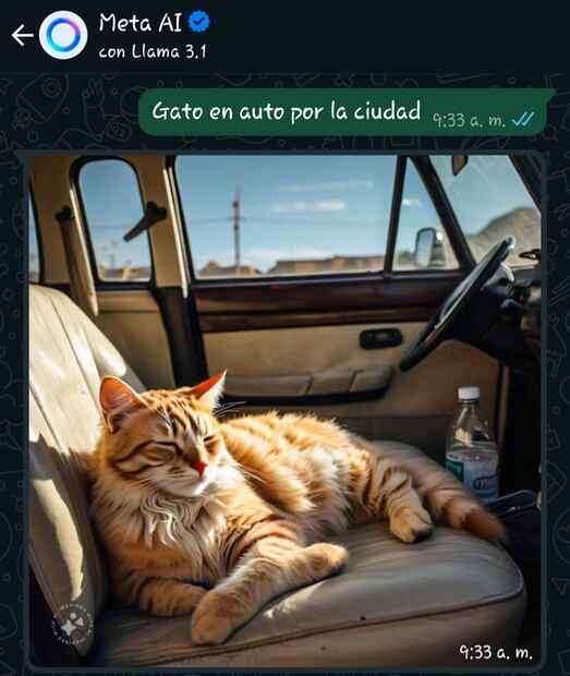 Así puedes generar imágenes con la inteligencia artificial de Meta. Foto: Producción EL UNIVERSAL