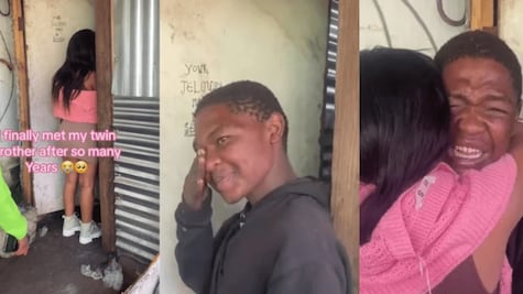 Video del reencuentro de hermanos gemelos arrasa en reproducciones en la red