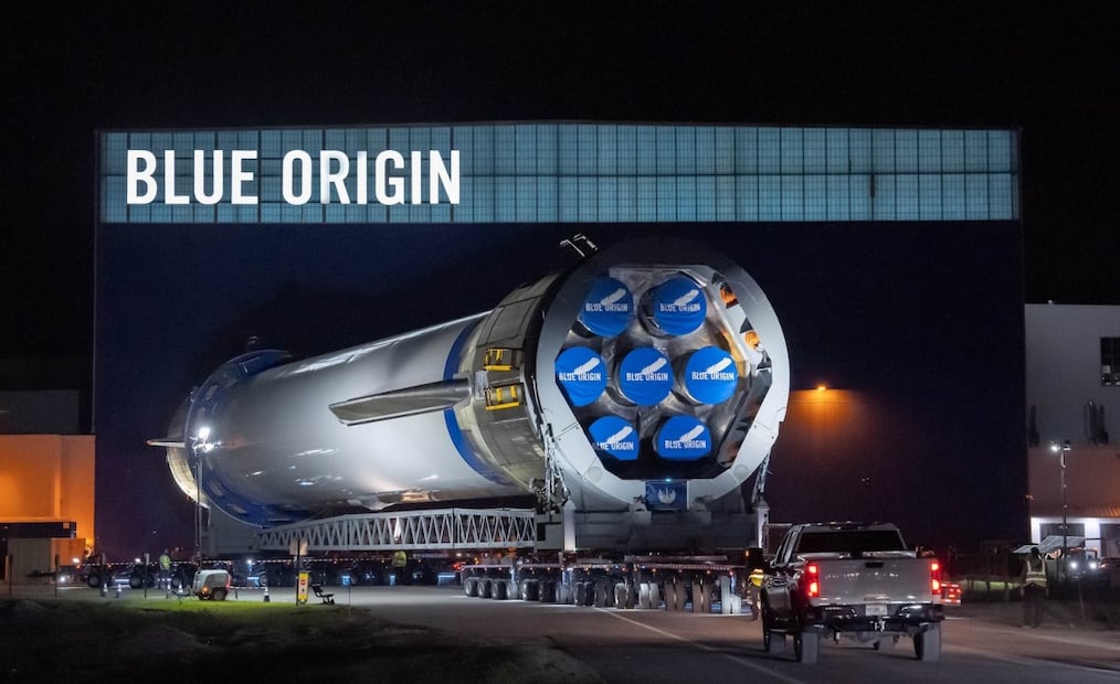 IA aliada de Blue Origin para llegar a la luna. Imagen: especial