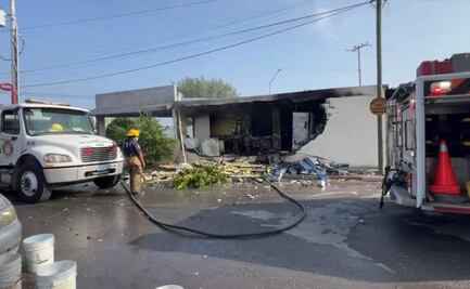 Explota tanque de gas en una vivienda en Tamaulipas; un hombre resultó con quemaduras en partes del cuerpo