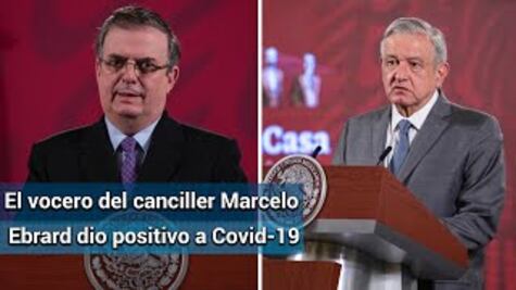 AMLO desconoce si Ebrard se hizo la prueba de coronavirus