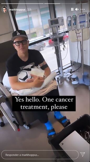 Mark Hoppus, vocalista de Blink-182, padece cáncer; ya lucha contra la enfermedad